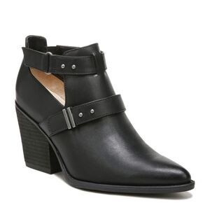 SOUL Naturalizer Matcha Black Western Ankle Boot Bootie Chunky Heel‎ Size 11 New